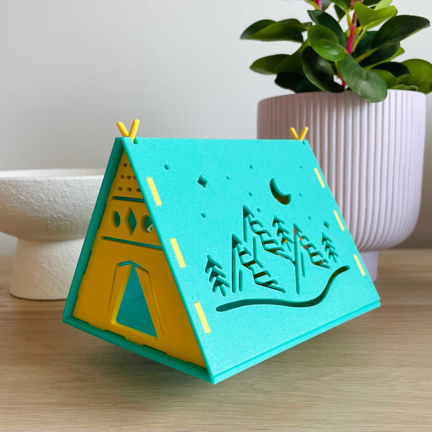 Custom Name Night Light Tent Rectangle Base