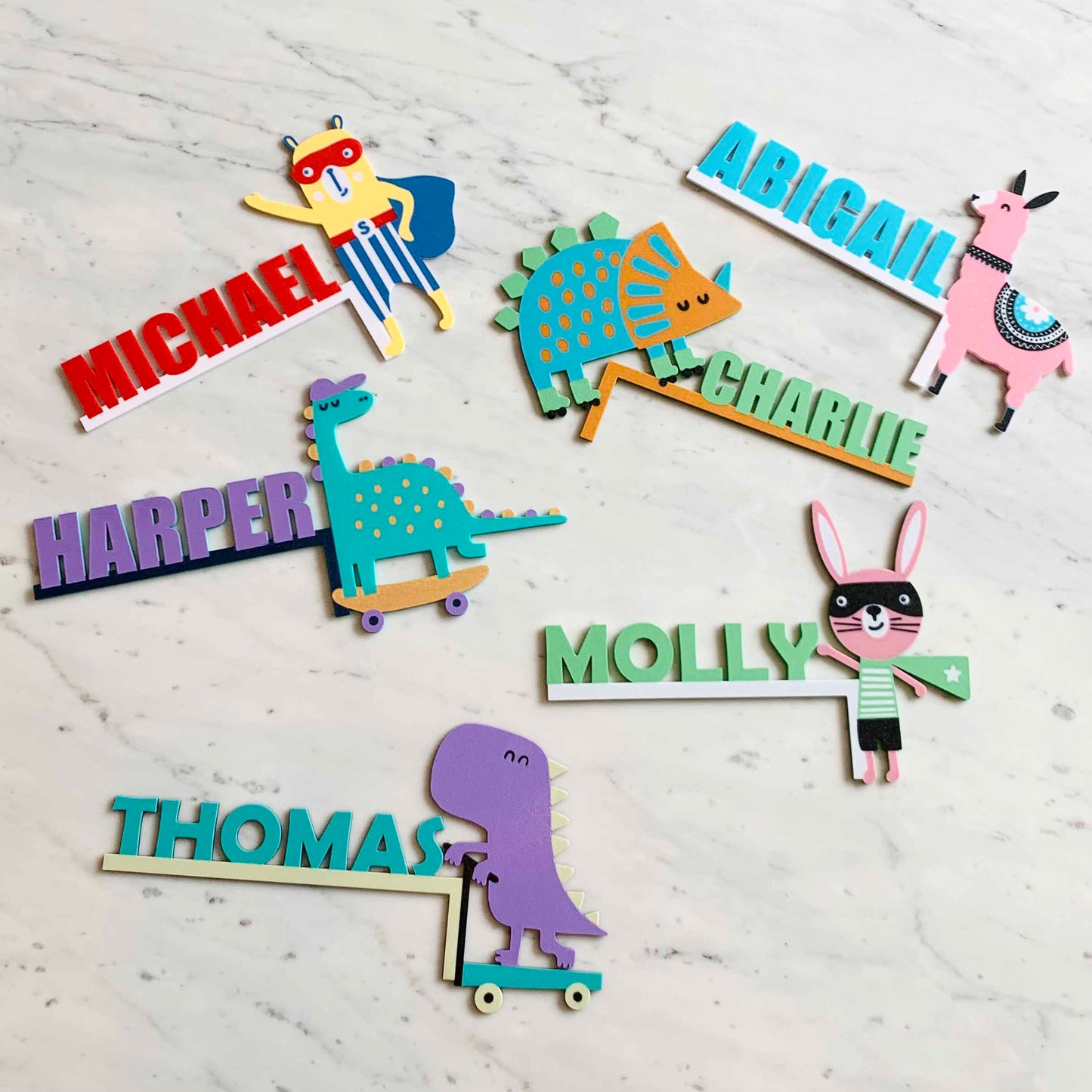 Unicorn Custom Door Corner Name Sign