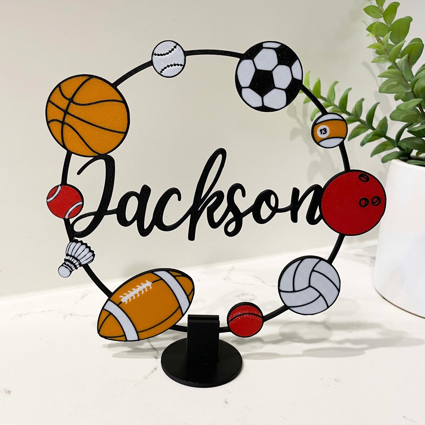 Sports Name Custom Door Sign